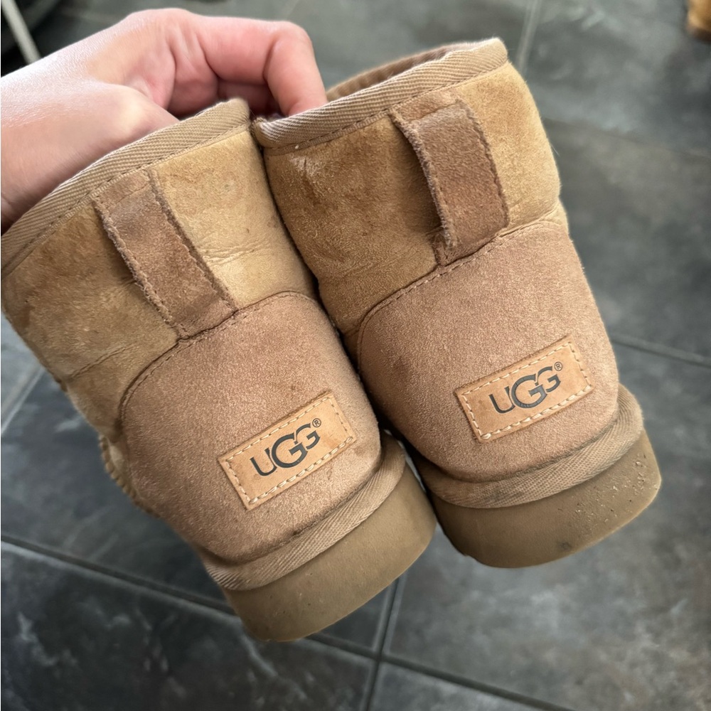 UGG Tan Ankle Boots - Picture 2 of 4